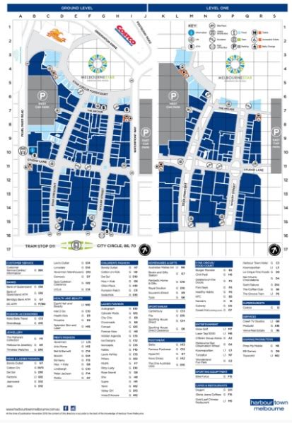 harbour town centre map.